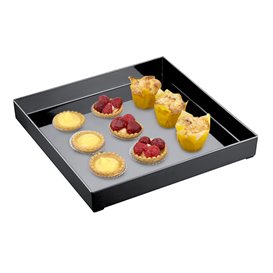 Plastiktablett Präsentation Tray Weiß 30x30cm (9 Stück)