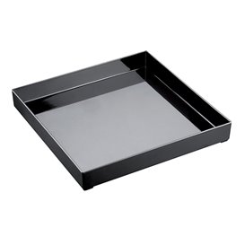 Plastiktablett Präsentation Tray Schwarz 30x30cm (1 Stück)