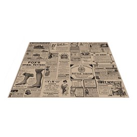 Wachspapier fettdicht für Burger "Zeitung"  31x38cm (1.000 Stück)