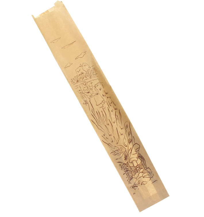 Papiertüten Kraft "Siega" 9+5x50cm (1.000 Stück)