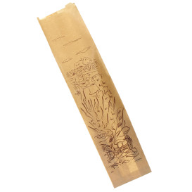 Papiertüten Kraft "Siega" 12+9x50cm (250 Einh.)