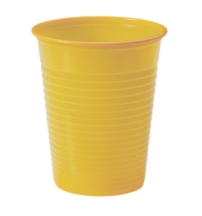 Plastikbecher PS Mango 200ml Ø7cm (1500 Stück)