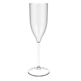 Sektflöte Spritzguss  Wiederverwendbar Transp. Tritan 375ml (6 Stück)