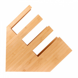 Organicer Bercher, Trinkhalme und Deckel aus Bambus 14x50x50cm (2 Stück)