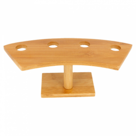 Halterung aus Bambus für 4 Spitztüten (1 Stück)