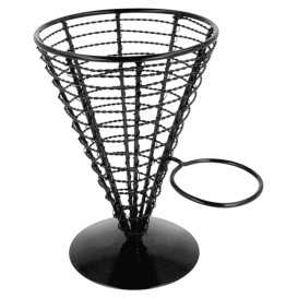 Halter für 1 Pommestüte + 1 Soβenbecher Ø128x180mm (1 Stück)