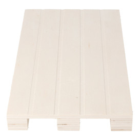 Holztablett Mini Paletten aus Holz 20x12x2cm (1 Stück)