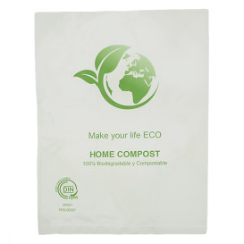 Flachbeutel Markt Bio Home Compost 23x30,5cm (100 Stück)