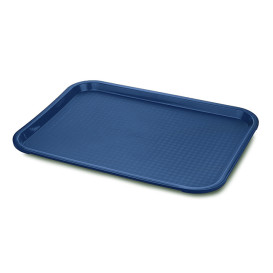 Plastiktablett rechteckig extra hart blau 30,4x41,4cm (1 Stück)