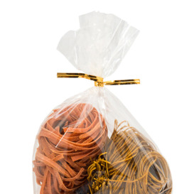 Tütenverschlüsse Metall Gold 9,5cm (1000 Stück)