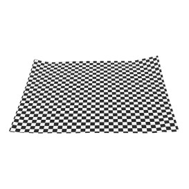 Wachspapier fettdicht für Burger Schwarz 31x31cm (1.000 Stück)