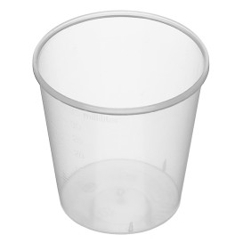 Plastikbecher weiß PP 35 ml (50 Stück)
