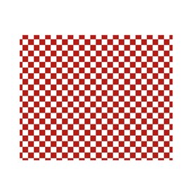 Wachspapier fettdicht für Burger “Vichy” Rot 20x24,5cm (1.000 Stück)