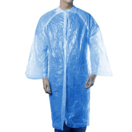 PE Gewand Blau Knopfverschluss (200 Stück)