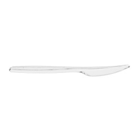 Messer Plastik PS Wiederverwendbar Transparent 18cm (50 Stück)
