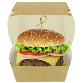 Verpackungen Hamburger Kraft XXL Doppeltem Verschlusskarton 13x13x9cm (50 Stück)