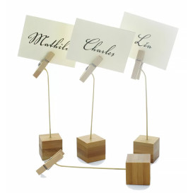 Zettelhalter aus Bambus 130mm (144 Stück)