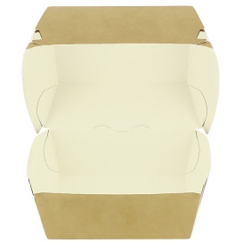 Verpackungen Hamburger Kraft XXL Doppeltem Verschlusskarton 13x13x9cm (50 Stück)