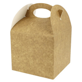 Lunchbox Kraft 131x131x115mm (25 Stück)