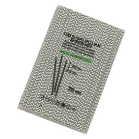 Trinkhalme aus Paper Starr Schwarz und Weiß Ø6mm 21cm (6000 Stück)