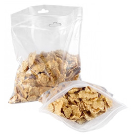 Druckverschlussbeutel mit Euro-Loch 8x12cm G200 (100 Stück)