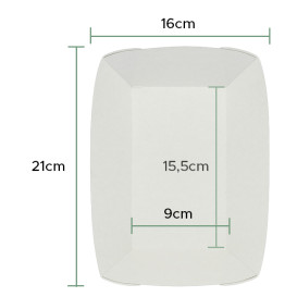 Pommesschale 780ml Kraft 155x90x55mm (25 Uds)
