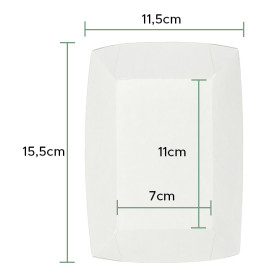 Pommesschale Kraft 300ml 11x7x3,5cm (25 Stück)