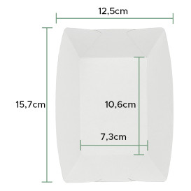 Pommesschale Kraft 350ml 10,6x7,3x4,5cm (25 Stück)