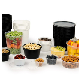 Dressingbecher mit Deckel Transparent aus PP 2Oz/60ml (100 Stück)