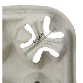 Becherhalter für 4 Becher grau (20 Stück)