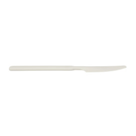 Wiederverwendbares Durable Messer aus PP Creme 18,9cm (50 Stück)