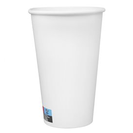 Karton Kaffeebecher to go weiß 16 Oz/500ml Ø9cm (25 Stück)