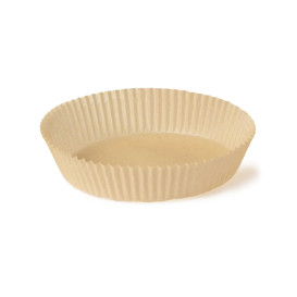 Kraftpapier für Heißluftfritteusen 40g Ø16x4cm (50 Stück) 