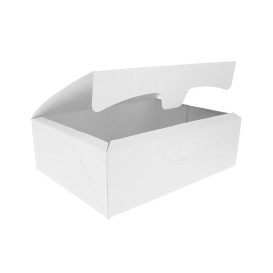 Gebäck Box weiß 18,2x13,6x5,2cm 500g (25 Stück)