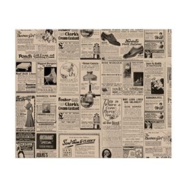 Wachspapier fettdicht für Burger Times Kraft 28x34cm (1.000 Stück)