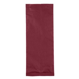 PapierBesteckumschlag mit Servietten Bordeaux 11x25cm (800 Stück)