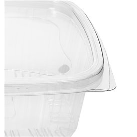 Transparente Dose mit Klappdeckel PET 1.000ml (50 Stück)