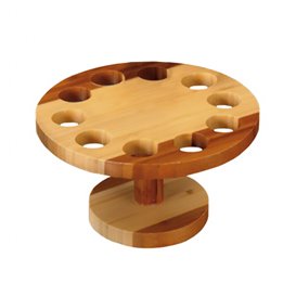 Halterung aus Bambus für 10 Spitztüten (1 Stück)