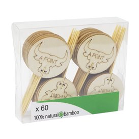 Zahnstocher Marker Auf Den Punk “A Point” 9 cm (1200 Stück)