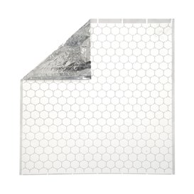 Papier d'Aluminium Sulfurisé Argenté 41*41cm (1000 Uds)