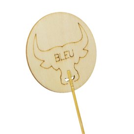 Zahnstocher Marker Zu Wenig Gemacht “Bleu” 9cm (60 Stück)