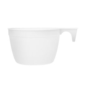 Mehrweger Becher Cup Weiß PP 90ml (50 Stück)